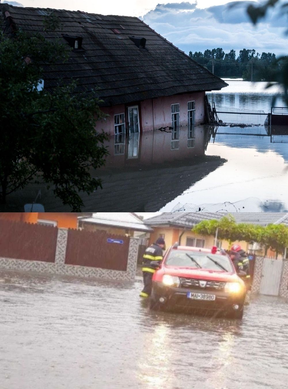 Avertizare de inundații până luni la prânz: risc crescut pe râuri din vest, sud și est